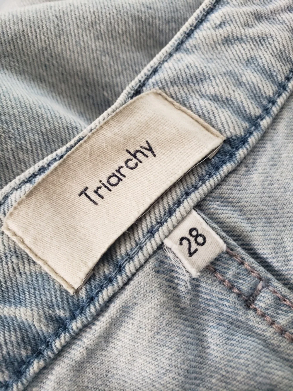 Triarchy Rise and Style Denim Jeans Size 28
